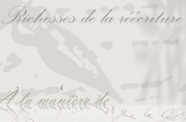 Collegamento a Pastiches sans frontières: variazioni sull’arte della riscrittura