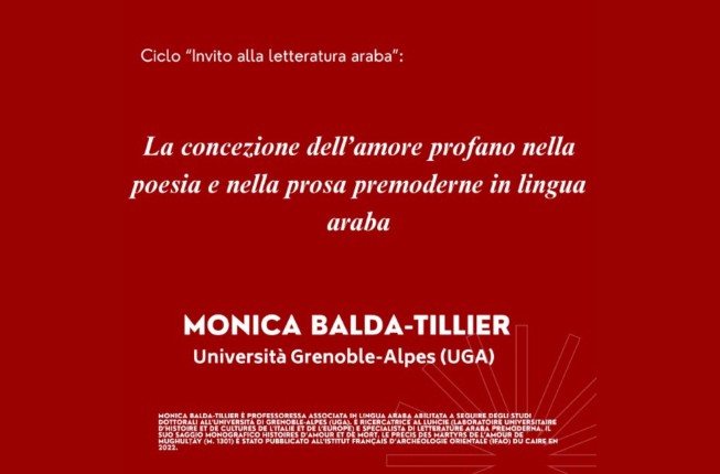 Collegamento a La concezione dell’amore profano nella poesia e nella prosa premoderne in lingua araba